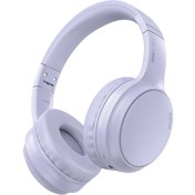 Resim Karler Bass Krh4 Aktif Gürültü Engelleyici Özellikli Kafaüstü Kablosuz Bluetooth Kulaklık - Lila 11 