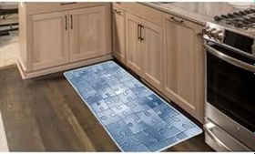 Resim Colorix Carpet Kaymaz Taban Tezgah Önü Mutfak Paspası 75x150 Cm No: 394 