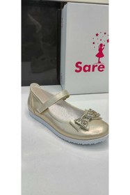 Resim Anılfashion Gold Kız Çocuk Yumuşak Suni Deri, Ortopedik Babet 