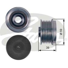 Resim Alternatör Kasnağı Rulmanlı Caddy Iv-golf 7-passat 14a3 12a4 13-15 Ibıza 08-10 