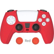 Resim Zljnx Kaymaz Ps5 Denetleyici Cilt Yumuşak Kalınlaşmak Kaymaz Çivili Silikon Jel Kavrama Playstation 5 Dualsense Denetleyici Kavrama Için Koruyucu Kapak Kılıf 2 Paket ile (Yurt Dışından) 
