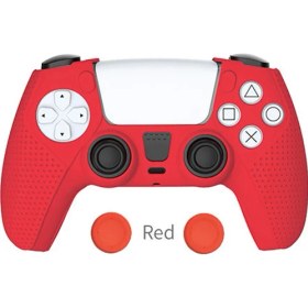 Resim Zljnx Kaymaz Ps5 Denetleyici Cilt Yumuşak Kalınlaşmak Kaymaz Çivili Silikon Jel Kavrama Playstation 5 Dualsense Denetleyici Kavrama Için Koruyucu Kapak Kılıf 2 Paket ile (Yurt Dışından) 