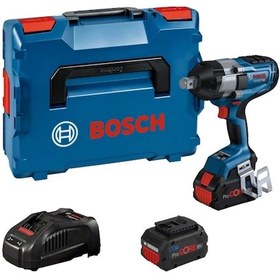 Resim Bosch GDS 18V-1600 HC Professional 2x8.0Ah Akülü Darbeli Somun Sıkma Makinesi - 06019M1002 
