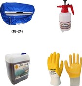 Resim Azm Branda / 3 Metre Hortum/ Klima Temizlik Seti Klima Temizleyici 10 Lt Sprey / Pompa Eldiven/ Fırça 