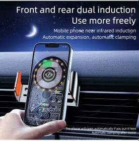 Resim Wholesale00 C13 Kablosuz Araç Şarj Cihazı 15w, Otomatik İndüksiyon Telefon Tutucu, Braketi, Şarj İstasyonu Std 