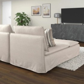 Resim IKEA Beyaz Ferah Kanepe - Uzanma Koltuklu 2'li Kanepe 