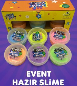 Resim EVENT 6 Farklı Renk Hazır Slime Set Hazır Slime Oyuncak Çocuklar İçin Hazır Slaym Oyun Hamuru 