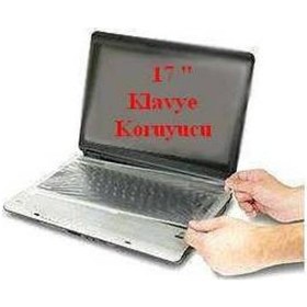 Resim Laptop Silikonlu Klavye Koruyucu 17 Inç 