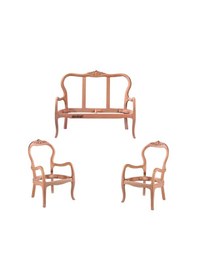 Resim Masifart Allydah Seda Çay Takımı Cilasız Ham Diğer 