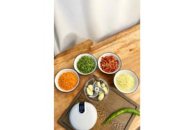 Resim Şarjlı Mini El Rondosu Doğrayıcı Taşınabilir 250 ml Çelik Bıçaklı - F361K169-U30361 