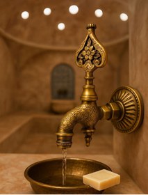Resim Benetti Osmanlı nostaljik banyo hamam musluğu 