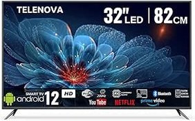 Resim Telenova Revo 32 inç Android TV - 82 cm Full HD Smart LED Akıllı TV – WİFİ,Netflix,youtube,HDR Destekli Televizyon 32FS1202 