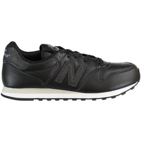 Resim New Balance 500 Deri Siyah Beyaz Taban Kadın Spor Ayakkabı GW500TLL v3 