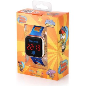 Resim Miniflak Kral Şakir Lisanslı Ks8001 Mavi Square Led Çocuk Saati Siyah 