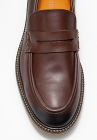 Resim Dericlub Erkek Gerçek Deri Klasik Loafer FR 242025 KAHVERENGİ 
