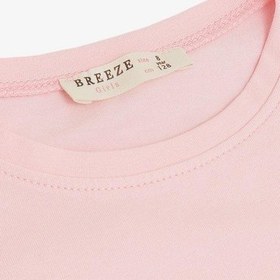 Resim Breeze Kız Çocuk Tişört Papatya Baskılı 7-12 Yaş, Pembe-pembe Pembe 