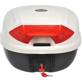 Resim Arwic Motosiklet Çanta 32 Lt Beyaz Renk Kızaklı 