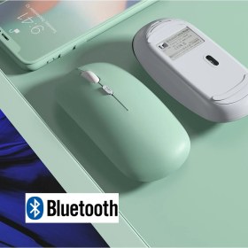Resim Jingyi Kablosuz Bluetooth Fare iPad Samsung Huawei Lenovo Mipad Android Windows Tablet Pil Dizüstü Dizüstü Bilgisayar Için Fare (Yurt Dışından) 