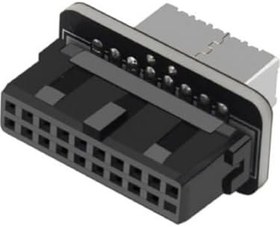 Resim Type-E To USB 3.0 19 PIN Anakart Dişi Erkek Çevirici Dönüştürücü Adaptör 5209 