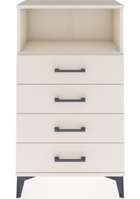 Resim Arges Komodin Tek Raflı 4 Çekmeceli 60x30x106 Aytaşı-aytaşı Aytaşı 