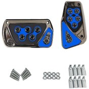 Resim Dashanshop Mavi Evrensel Pedal Seti - Kaymaz Pedallar, Delme Gerekmez, Otomatik Ve Manuel 