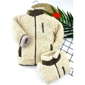 Resim 1-12 Yaş Fermuar Kapamalı Dik Yakalı Welsoft Tüylü Cepli Çocuk Ceketi 001 