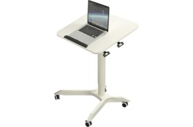 Resim Smartgift Yüksekliği ve Eğimi Ayarlanabilir Çalışma Masası Yükseklik Ayarlı Laptop Sehpası (Beyaz) 