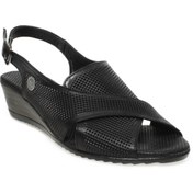 Resim Mammamia D23ys1345-z Casual Günlük Siyah Kadın Sandalet 