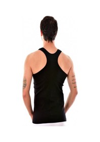 Resim Erkek Sporcu Atlet Rambo Yüzücü Atlet 6'lı Paket 0058 Siyah 