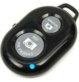 Resim PSGT Uzaktan Bluetooth Kumanda Pilli Tüm Telefonlara Uyumlu Video Selfie ve Fotoğraf Çekme Siyah 