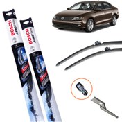 Resim VW Jetta Muz Silecek Takımı Bosch Aerotwin 2012-2019 
