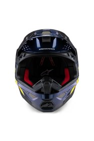 Resim Alpinestars Supertech M10 TLD 25 Limited Off-Road Kaskı MaviOranj 
