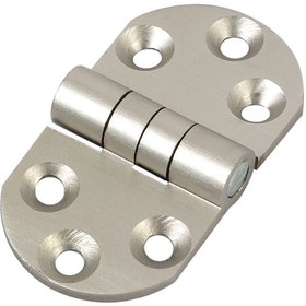 Resim Ar-Pat Saten 4x7 cm Alüminyum Oval Masa Menteşesi (AR-A187-01) 