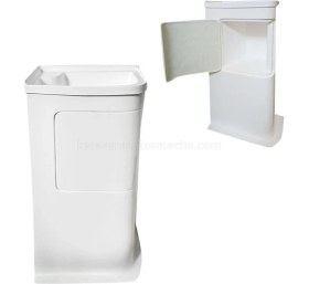 Resim Shuıvan Karavan Banyo Duş Teknesi, Lavabo ve Dolap Set 110X80CM - Beyaz 