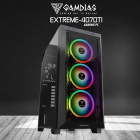 Resim GAMDIAS EXTREME-4070TI, i7-13700KF, 32Gb DDR5 Ram, 500Gb NVMe Ssd, 12Gb GDDR6X RTX4070TI Ekran Kartı, 850W Kasa, Free Dos Gamin Pc 