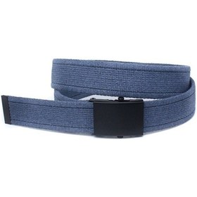 Resim Livize Unisex Siyah Tokalı Kolon Kemeri 4Cm Mavi Mavi 