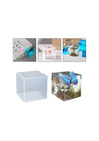 Resim Epoksi Silikon Kalıp Küp Modeli 7x7x7 Cm 