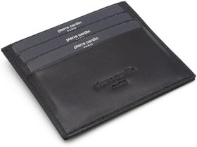 Resim Pierre Cardin Siyah Deri Unisex Outlet Kredi Kartlık 042A55 (Siyah) 
