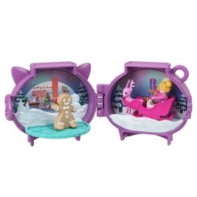 Resim JGM53 Polly Pocket Sevimli Yılbaşı 2li Paket Oyun Seti 