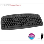 Resim Vobotek Teknoloji Frisby FK-132RU Rusça Q Multimedya Kablolu Klavye 