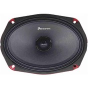 Resim Bawerlink Bw-rx69 Deprem Serisi Oval Kurşun Göbek 6x9 Oto Midrange Hoparlör Çifti 800w-400w Rms 