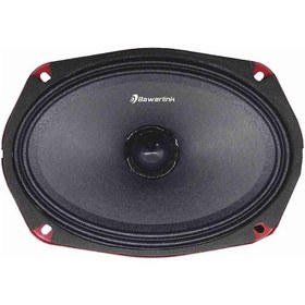 Resim Bawerlink Bw-rx69 Deprem Serisi Oval Kurşun Göbek 6x9 Oto Midrange Hoparlör Çifti 800w-400w Rms 