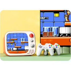 Resim Ozmik H7 Retro nostaljik Tv oyun konsolu 3.5 inç ve Ekran TV Çıkışı ve İki Kontrol Ünitesi 