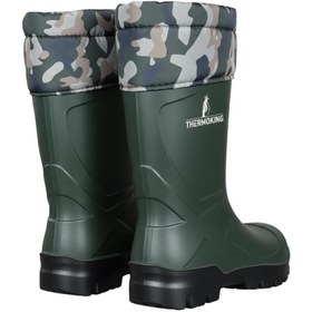 Resim thermoking PU Kısa Konçlu Haki Çizme 