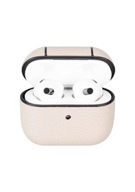 Resim Airpods 3.Nesil Uyumlu Deri Kılıf Juni Erc3 Bej 
