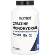Resim Nutricost Creatine Monohydrate 3000 Mg 180 Kapsül 