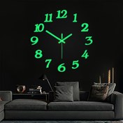 Resim Yeni Stil Luminous Duvar Saati Sticker, Karışık Sayılar Gece Işığında Parlar, Pil ile Çalışan Duvar Saati Ev Oturma Odası ve Yatak Odası için Dekorasyon (Piller Dahil Değildir), Sessiz Yatak Odaları için Avrupa Tarzı DIY Duvar Saati, Yaratıcı ve Minimalist Luminous Akrilik Duvar Saati, Modern Basit Tasarım, Delme Gerektirmez, Gece Işığında Parlayan Yenilikçi Saat, Kuzey Minimalist Tasarım, Akrilik Duvar Saati Oturma Odası ve Yatak Odası için. 