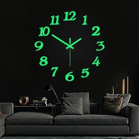 Resim Yeni Stil Luminous Duvar Saati Sticker, Karışık Sayılar Gece Işığında Parlar, Pil ile Çalışan Duvar Saati Ev Oturma Odası ve Yatak Odası için Dekorasyon (Piller Dahil Değildir), Sessiz Yatak Odaları için Avrupa Tarzı DIY Duvar Saati, Yaratıcı ve Minimalist Luminous Akrilik Duvar Saati, Modern Basit Tasarım, Delme Gerektirmez, Gece Işığında Parlayan Yenilikçi Saat, Kuzey Minimalist Tasarım, Akrilik Duvar Saati Oturma Odası ve Yatak Odası için. 