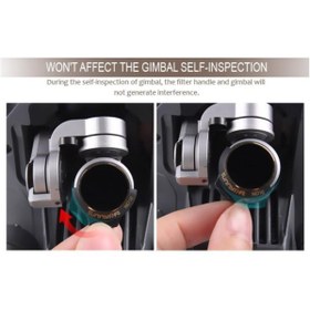 Resim Profisher Dji Mavic Pro Kamera Için Kızaklı Optik Lens 4 Lü Filtre Set Mcuv / Cpl / Nd4 / Nd8 