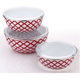 Resim Bonera Emaye Olbia 6 Pcs Kase Seti - Kırmızı 